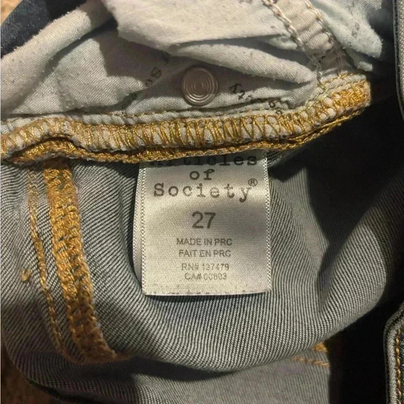💕3/$25💕 Article of Society  Skinny Jeans with raw hem - Picture 3 of 7